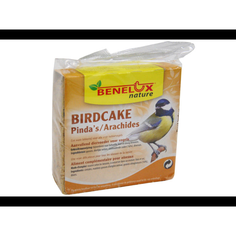 Birdcake - Bloc de graisses aux Arachides - Oiseaux du Jardin - 300G