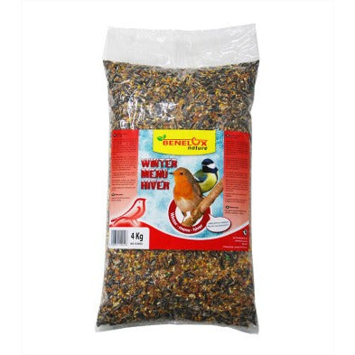 Mélange Mix Menu Hiver pour Oiseaux du Ciel - 4KG