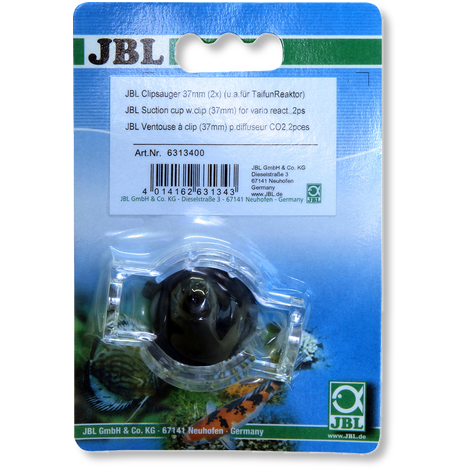 JBL Ventouse à clip (37mm) p.diffuseur CO2 (2x)