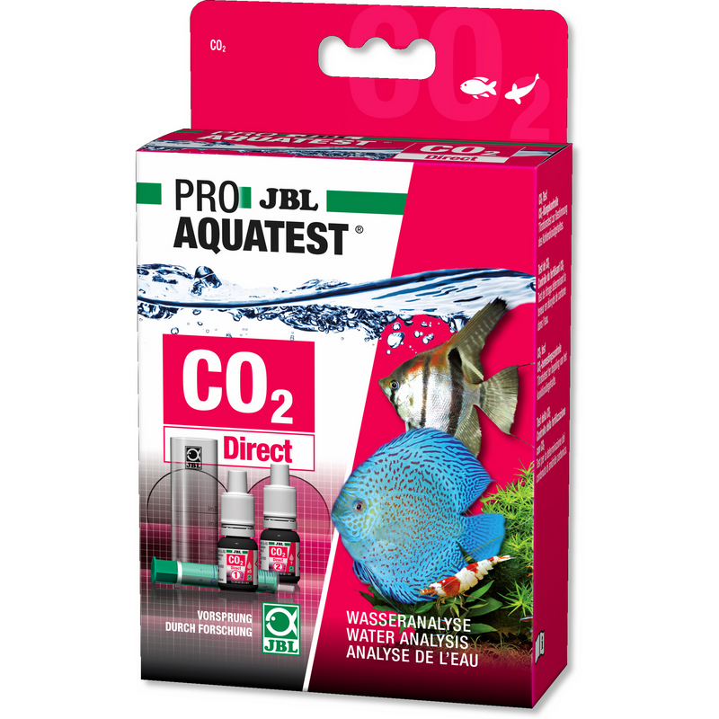 JBL Pro Aquatest CO2 - Dioxyde de carbone - Test à gouttes pour bassins et aquariums