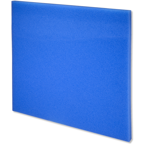 JBL Mousse filtr. bleue maille fine 50*50*5cm