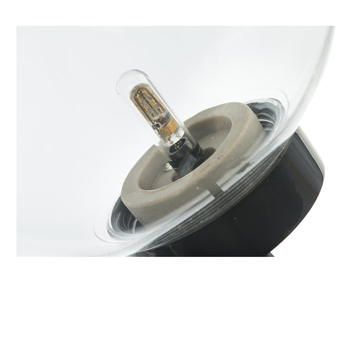 MULTIBRIGHT FLOAT 3 LED - 3 sphères en acryl flottantes reliées entre elles avec éclairage Leds - 3 Leds G4, 24 SMD blanc chaud, transfo 230VAC/12VAC 6w - Lumen 75, EEK A+, 1,5w