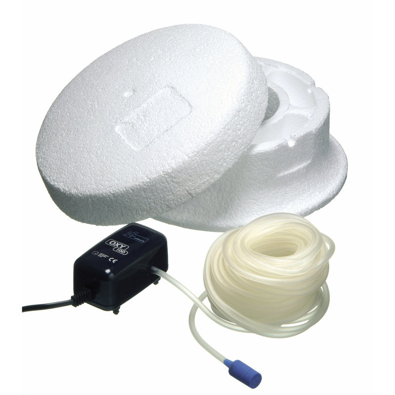 BASIC SET - dispositif anti-gel - Ø25 cm + pompe d'aération Oxy 100 - 100 l/h