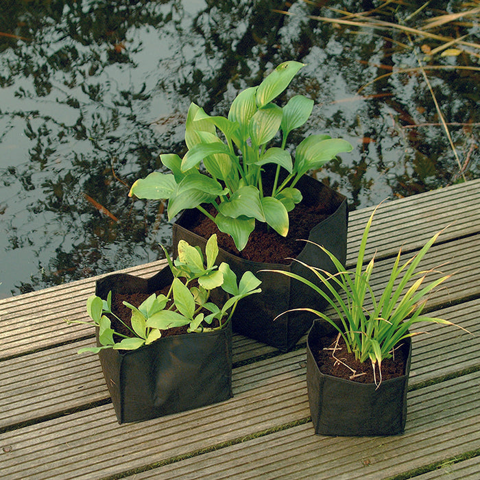CAREPLANT - Saches pour plantes de bassin, carrée - H20 x 25 x 25 cm