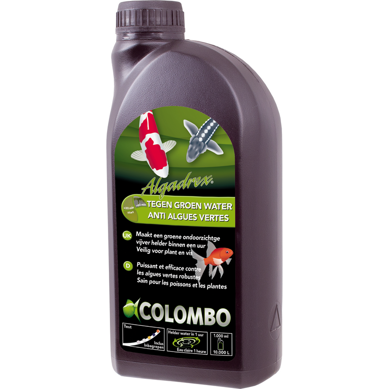 Algadrex Colombo 1000ML/10000L - Traitement efficace contre l'eau verte d'un bassin