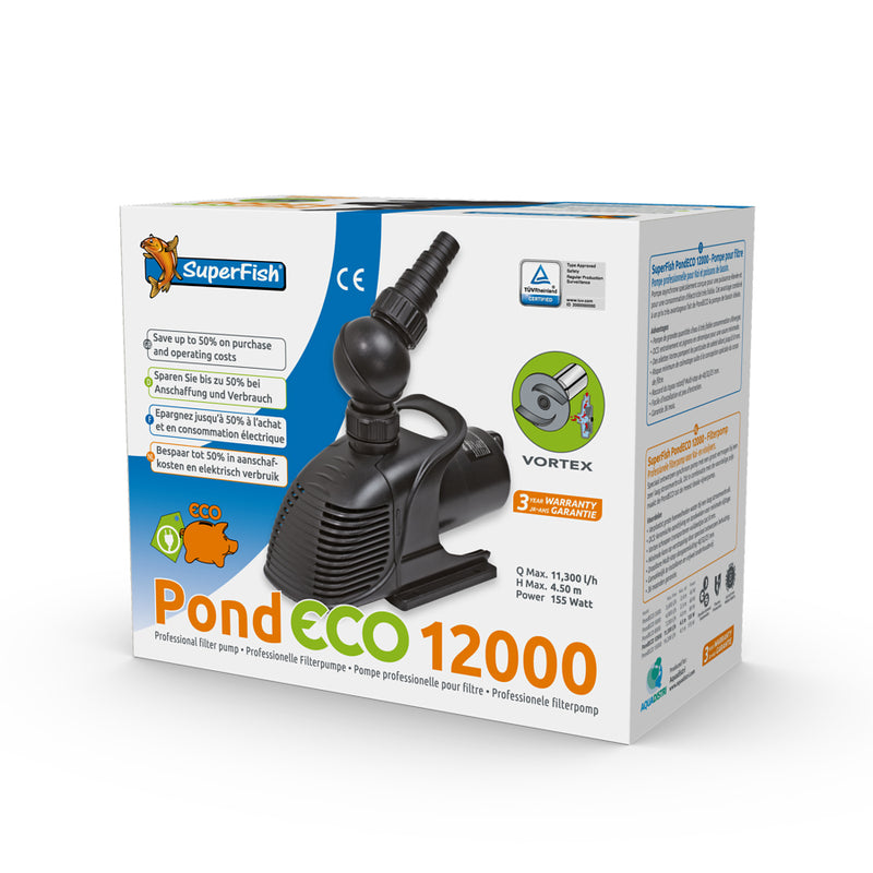 SF POND ECO 12.000 - 155W - Pompe de bassin