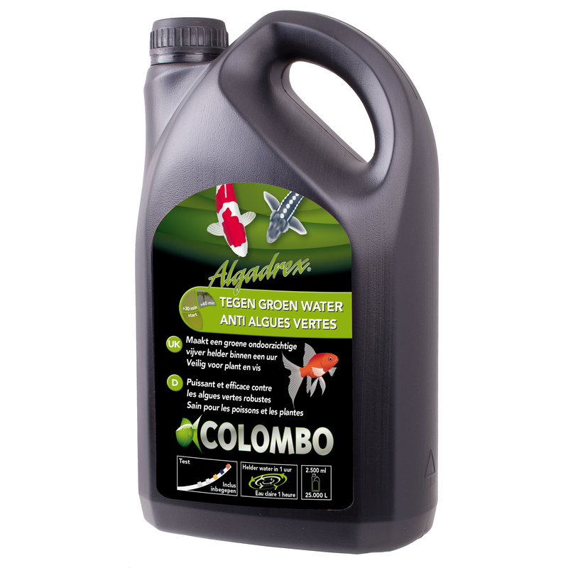 Algadrex Colombo 2500ML/25000L - Traitement efficace contre l'eau verte d'un bassin