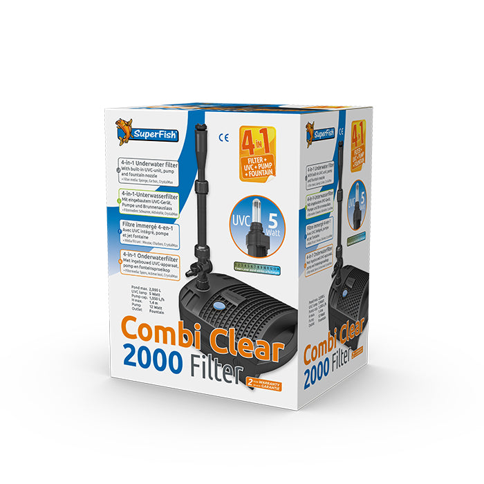 SF COMBI CLEAR 2000 - UVC 5W- POMP 1000L/H