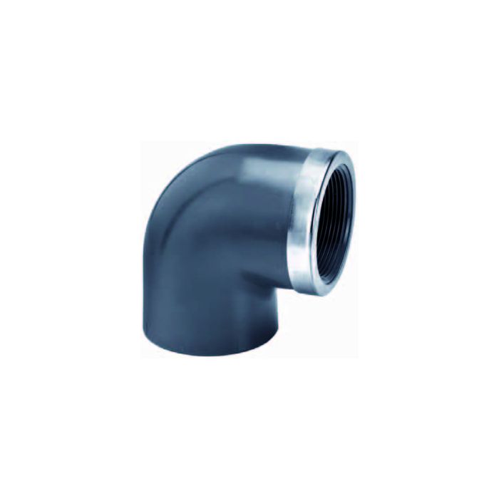 Coude bague-Inox colle x fil. 32 x 1"*