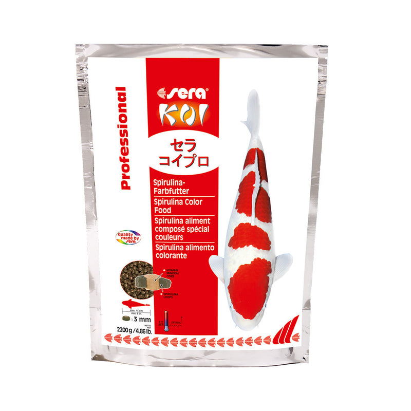 SERA Koï - Spirulina - Aliment composé spécial couleurs - 2200G