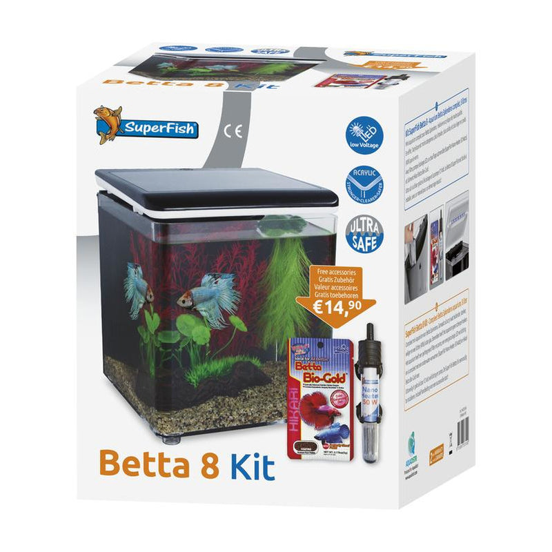 BETTA 8 KIT - AQUARIUM EN KIT