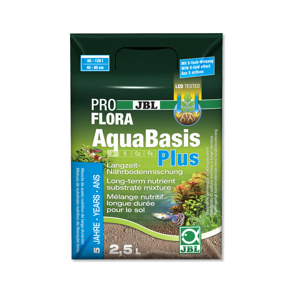 JBL Aquabasis plus 5L - Substrat nutritif longue durée pour aquarium eau douce