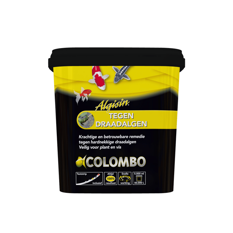 Colombo Algues Algisin 5000ml/50.000litres - Enlève rapidement les algues filamenteuses (testeur d'eau inclus) - Colombo 79349051 05020517