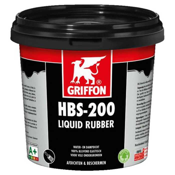 GRIFFON Colles & accessoires Griffon - Caoutchouc Liquide HBS200 5LTR 8710439212920 AH501