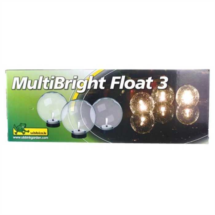 UBBINK - 3 BOULES FLOTTANTES LED MULTIBRIGHT FLOAT