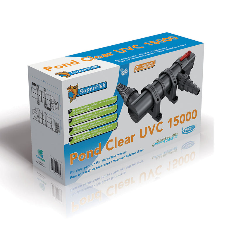 SF POND CLEAR UVC 15000 CLARIFICATEUR D'EAU 18W