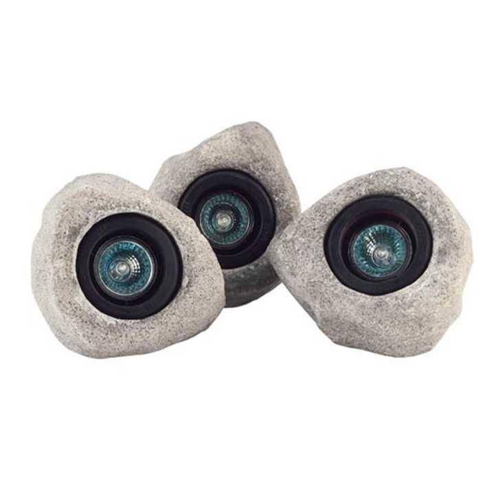 Pontec Eclairages pour étang PondoStar Set 30 - Spots en petits rochers pour petit bassin - Pontec 4010052369723 36972