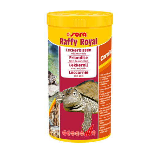 SERA RAFFY ROYAL 1000ML 220G - Alimentation variée pour tortues (anchoix)