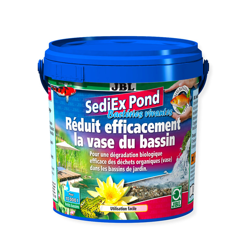 JBL SediEx Pond 0,25KG - Bactéries et oxygène actif pour la dégradation des boues