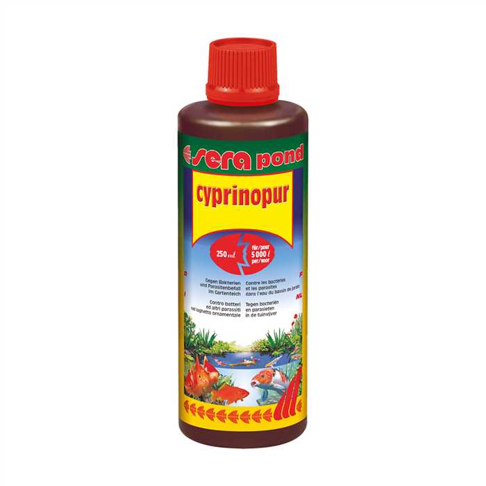 SERA POND CYPRINOPUR 250ML POUR 5000 LITRES