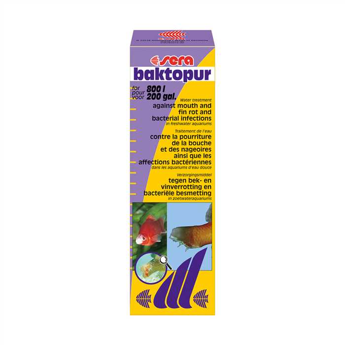 Sera Traitements SERA BAKTOPUR 50ML - 500 A 1000 LITRES 4001942025508 02550