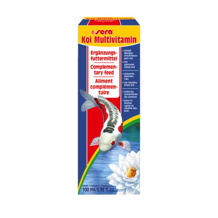 Sera Traitements SERA KOI MULTIVITAMIN POUR BASSINS 100ML 4001942077552 SE07755