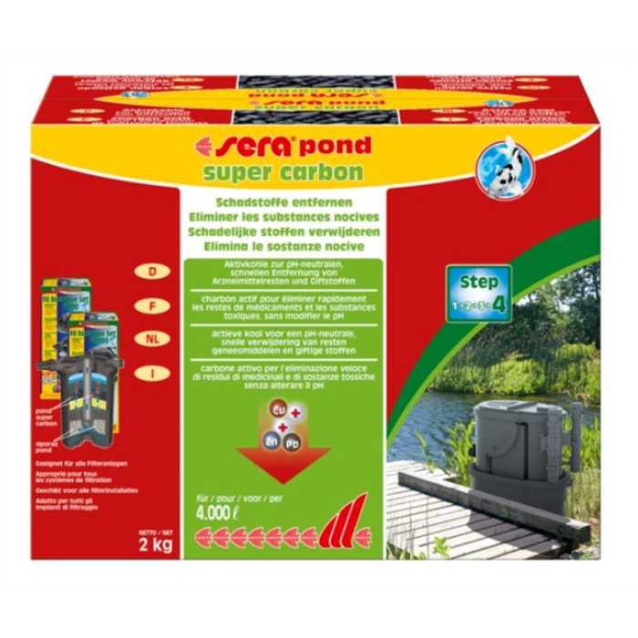 Sera Matériel technique SERA POND SUPER CARBON 2KG 4001942084024 08402