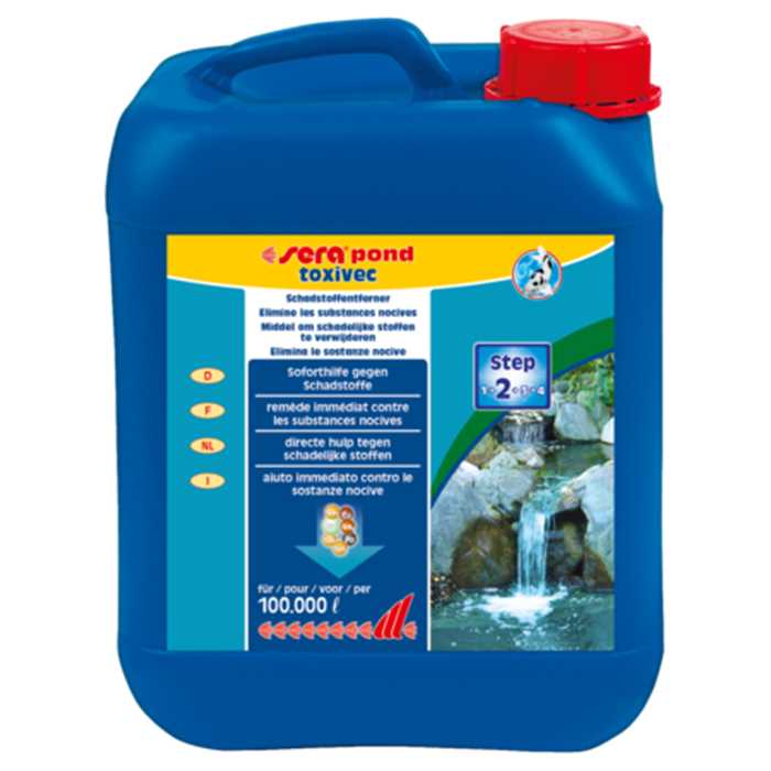 Sera Qualité d'eau Sera Pond Toxivec 2.5 L 50000 L 4001942076838 7683