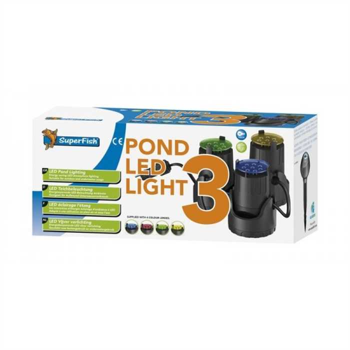 SF BASSIN ÉCLAIRAGE LED 3X SUPERFISH