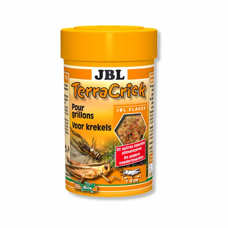 JBL TerraCrick - Aliment complet pour insectes alimentaires - Améliore la valeur nutritive