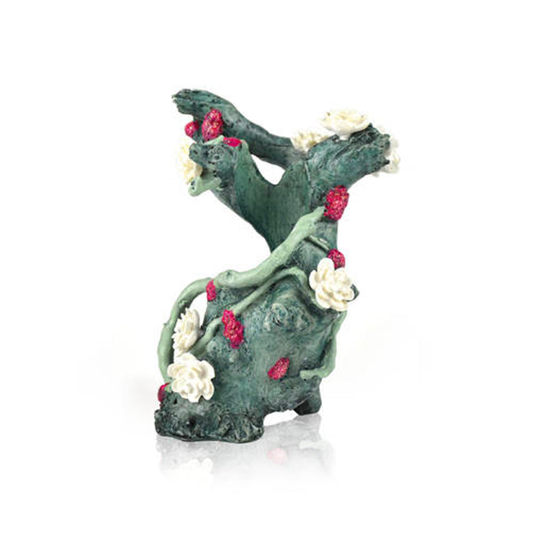 biOrb Décor tronc fleuri vert - Sculptures & Décors d'Aquarium